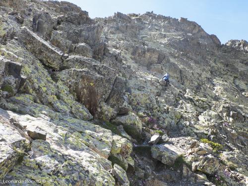 Climbing pic de la Grande Fachè 3005m Pirenei