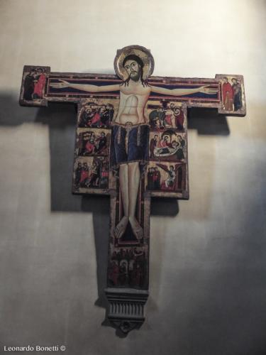 Croce dipinta con storie della passione nel monastero di Santa Maria a Rosano